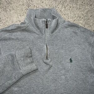 Polo by Ralph Lauren Gray Quarter-Zip Sweatshirt